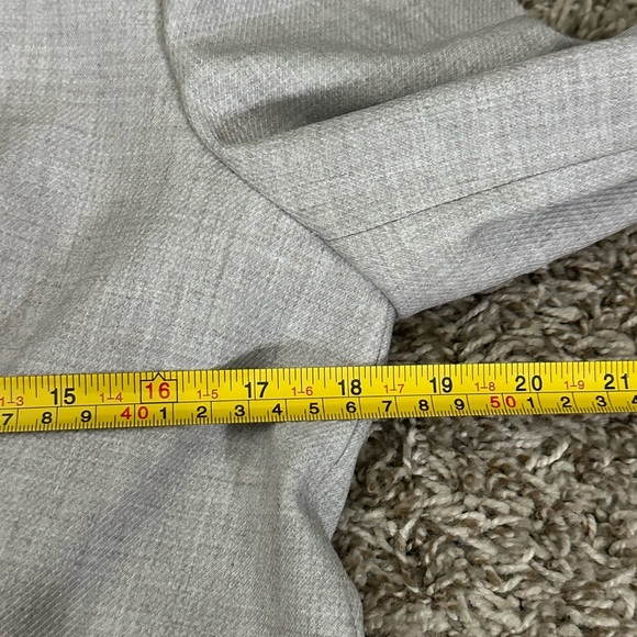 August 1 Eight Light Gray Hash oversized blazer sz Small A277 - Picture 5 of 7